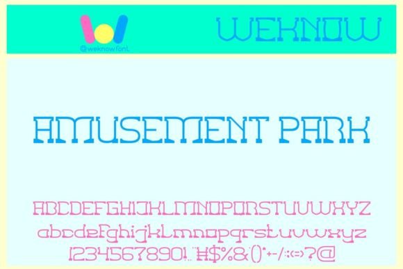 Amusement Park: The Typeface for Bold, Vintage-Inspired Branding