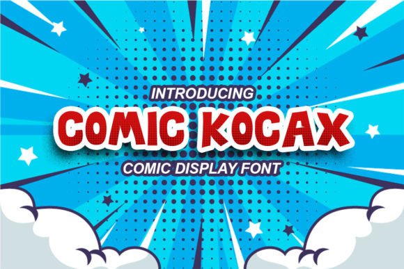 Comic Kocax: The Playful Typeface for Kid-Focused Branding