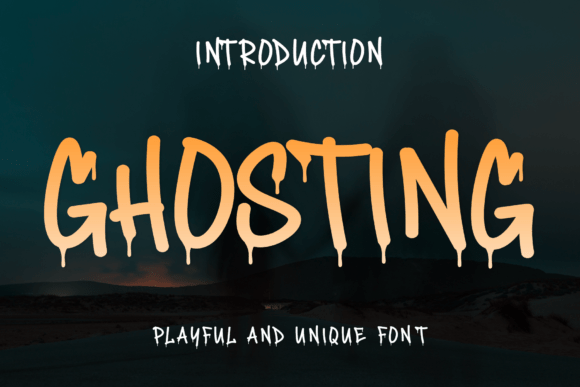 Ghosting: A Spooky Typeface for Bold, Playful Designs