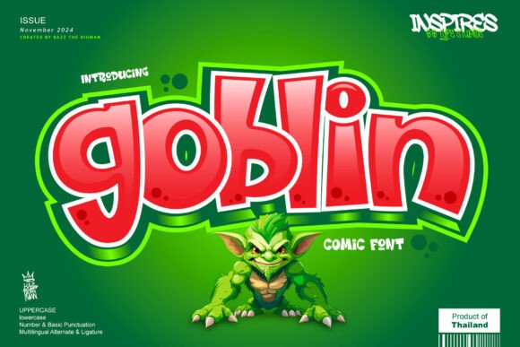 Goblin: A Playful Typeface for Bold, Creative Projects