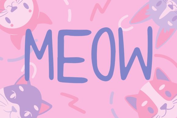 Meow: The Playful Display Font That Brings Joy to Your Designs