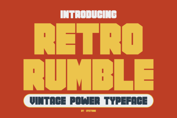 Retro Rumble: Unleashing Bold Vintage Energy in Your Designs