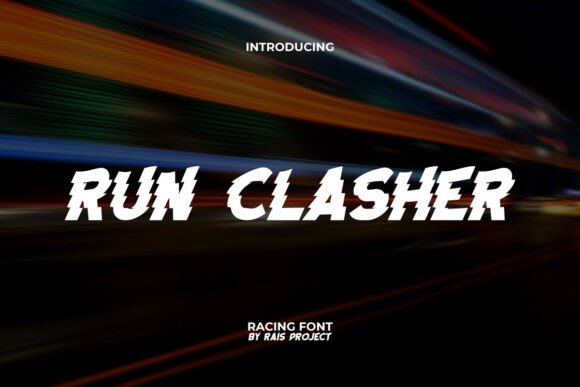 Run Clasher: The Glitchy Racing Font for High-Speed Projects