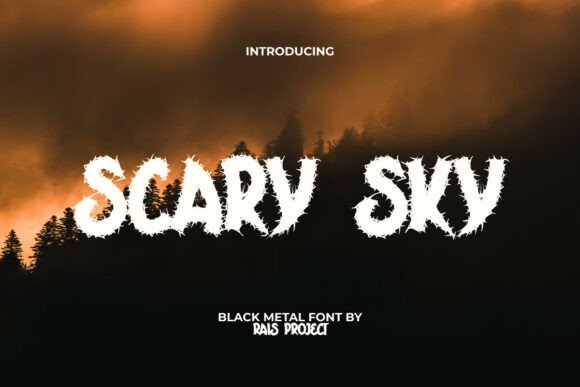 Scary Sky: A Typeface for Bold, Atmospheric Design