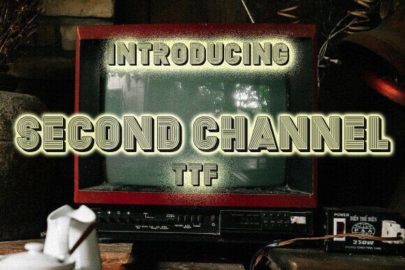 Secondchannel: A Retro-Futuristic Typeface for Bold Branding
