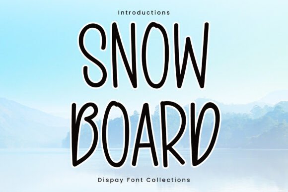 Snowboard: The Bold Typeface for High-Impact Sport Design