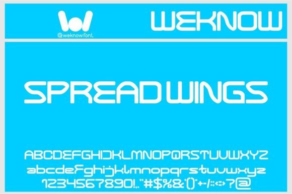 Spread Wings: The Font That Feels Like the Future
