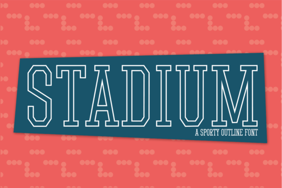 Stadium: The Typeface That Brings Game Day Energy to Your Designs