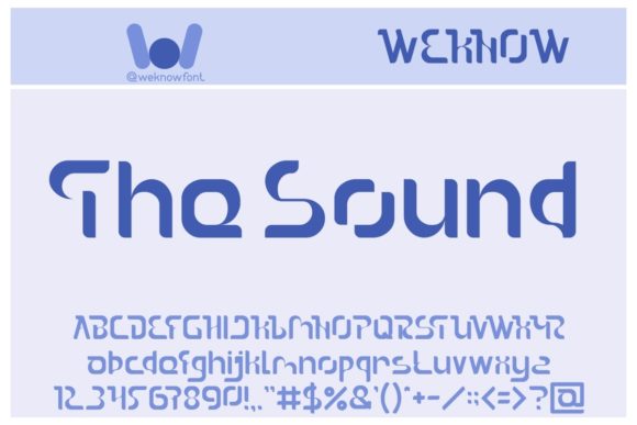 The Sound: A Modern Typeface for Bold, Futuristic Designs