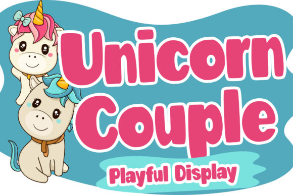 Unicorn Couple: A Playful Font for Bold Branding