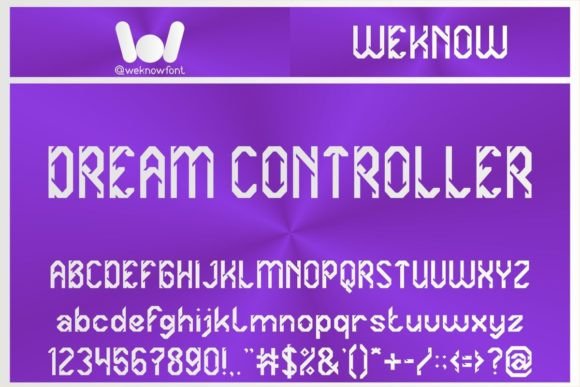 Unleash Tomorrow: The Dream Controller Typeface for Bold Creators