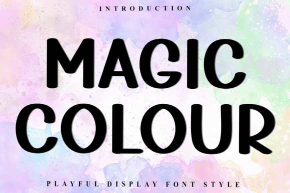 Unlock Playful Design: A Guide to the Magic Colour Typeface