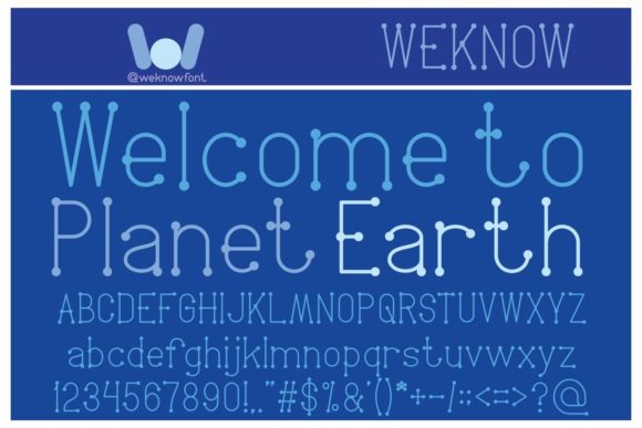 Welcome to Planet Earth: The Display Font That Demands Attention