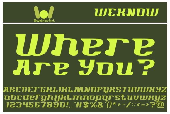 Where Are You: The Display Font That Commands Attention